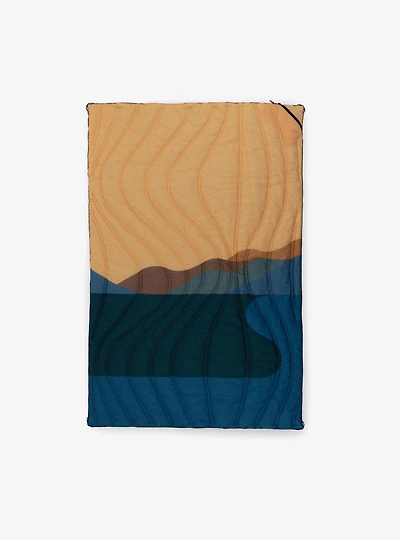 Sunrise Mountain Aura Outdoor Puffer Blanket