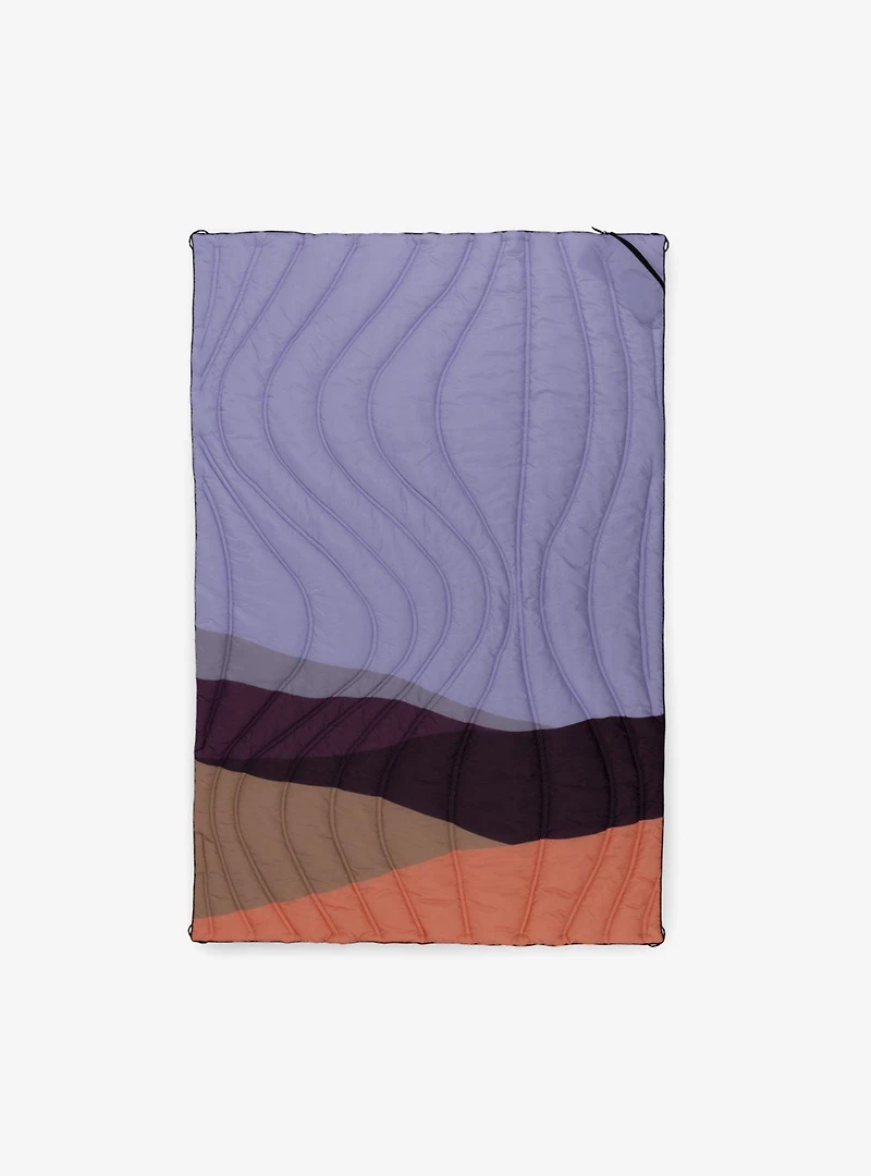 Sunset Desert Aura Outdoor Puffer Blanket