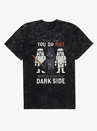 Star Wars Trust Me See My Dark Side Mineral Wash T-Shirt