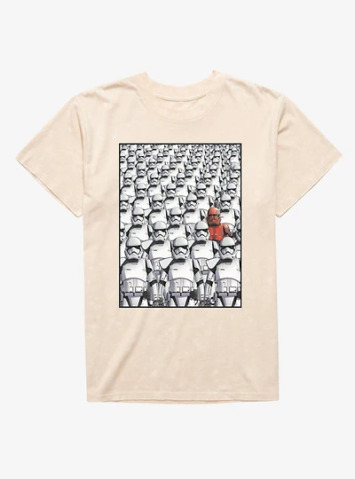 Star Wars Find The Elite Sith Stom Trooper Mineral Wash T-Shirt