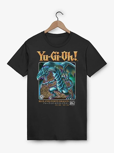 Yu-Gi-Oh! Duel Monsters Blue Eyes White Dragon 25th Anniversary T-Shirt
