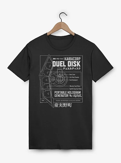 Yu-Gi-Oh! Duel Monsters Disk Blue Prints T-Shirt