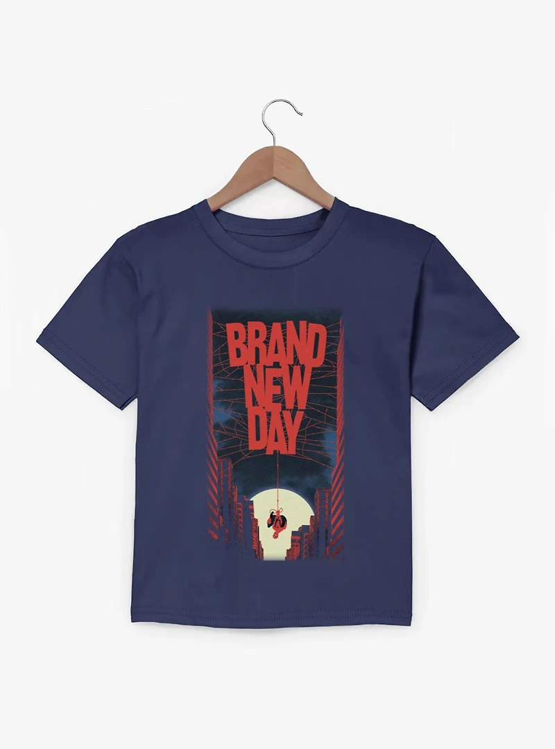Marvel Spider-Man Brand New Day Web Up The Night Youth T-Shirt