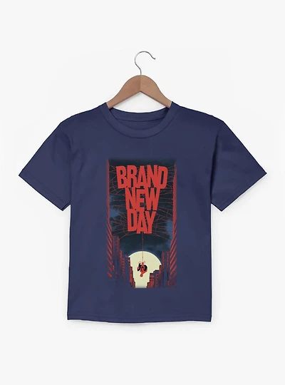 Marvel Spider-Man Brand New Day Web Up The Night Youth T-Shirt