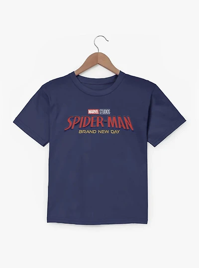 Marvel Spider-Man Brand New Day Color Logo Youth T-Shirt