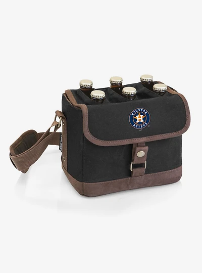 MLB Houston Astros Beverage Caddy Cooler Tote with Opener