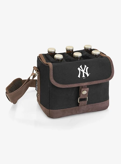MLB New York Yankees Beverage Caddy Cooler Tote with Opener