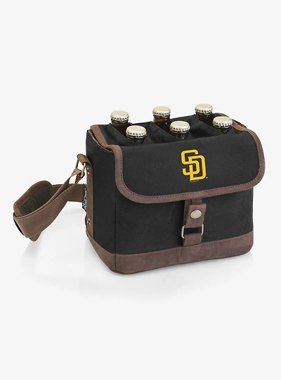 MLB San Diego Padres Beverage Caddy Cooler Tote with Opener