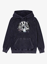 Marvel Rivals Flaming Jeff Costumes Mineral Wash Hoodie