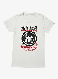 Marvel Spider-Man New York Dripping Miles Morales Womens T-Shirt