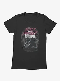 Marvel Wakanda Forever Black Panther Night Time Jungle Womens T-Shirt