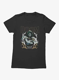 Marvel Comics Retro Doom Is Law Most Fearful Villain Womens T-Shirt