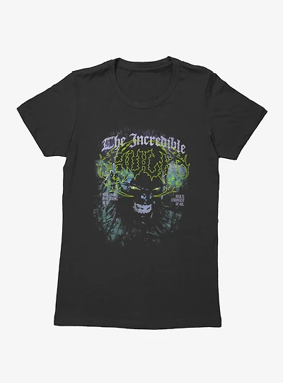Marvel Comics Retro Hulk Knows He Strongest Close Up Womens T-Shirt
