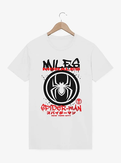 Marvel Spider-Man New York Dripping Miles Morales T-Shirt