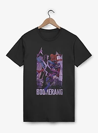 Marvel Spider-Man Boomerang Battle City Backdrop T-Shirt