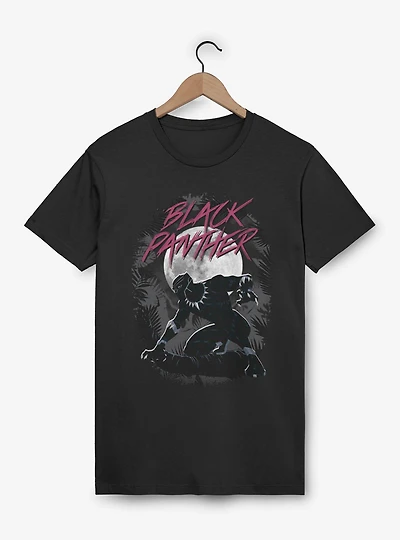 Marvel Wakanda Forever Black Panther Night Time Jungle T-Shirt