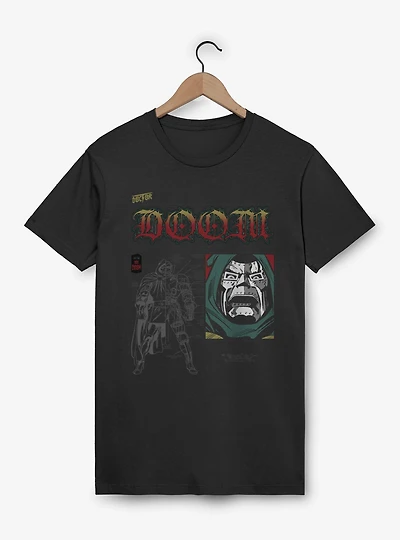 Marvel Comics Retro Doctor Von Doom Zoom On Face T-Shirt