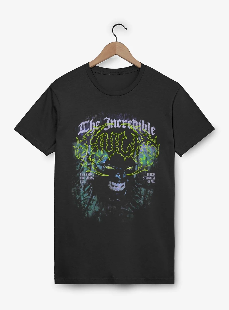 Marvel Comics Retro Hulk Knows He Strongest Close Up T-Shirt