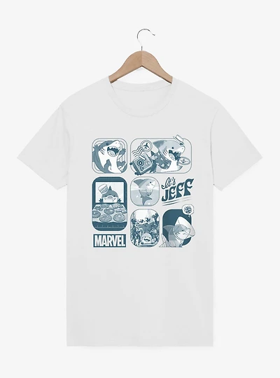 Marvel Rivals Its Cute Jeff Squares T-Shirt