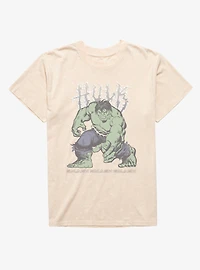 Marvel Comics Retro Classic Hulk Smash Mineral Wash T-Shirt