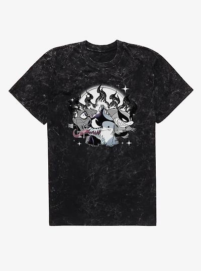 Marvel Rivals Flaming Jeff Costumes Mineral Wash T-Shirt