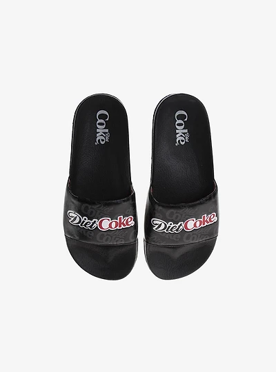 Coca-Cola Coke Black Logo Men's Slide Sandals