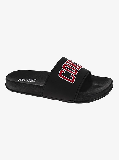 Coca-Cola Coke Black Logo Men's Slide Sandals