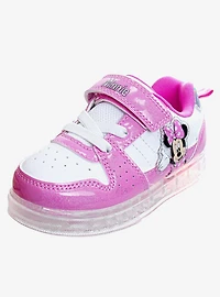 Disney Minnie Mouse Polka Dot Hook & Loop Toddler Little Kids Sneakers