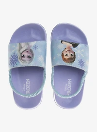 Disney Frozen II Toddler & Little Kids Flip Flops with Back Strap
