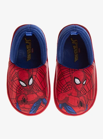 Marvel Spider-Man Cozy Plush Toddler & Little Kids Slippers