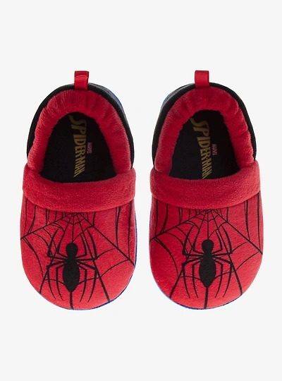 Marvel Spider-Man Kids' Cozy Plush Toddler & Little Kids Slippers