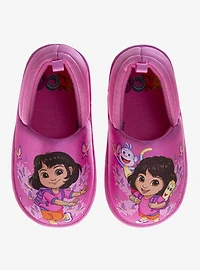 Dora The Explorer Toddler & Little Kids Plush Slippers