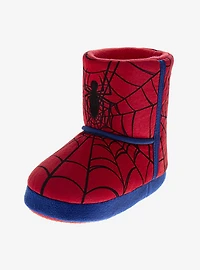 Marvel Spider-Man Cozy Plush Toddler & Little Kids Slippers