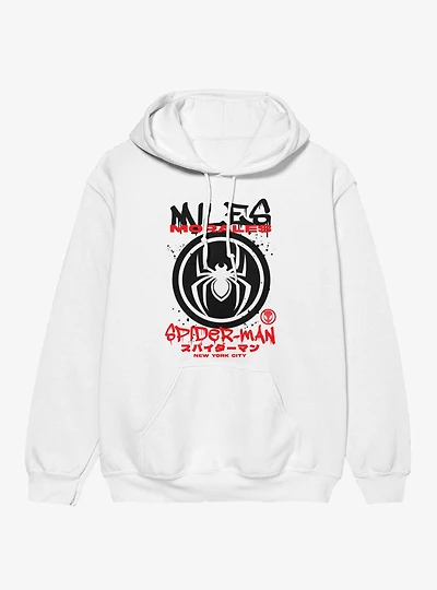 Marvel Spider-Man New York Dripping Miles Morales Hoodie