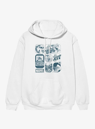 Marvel Rivals Its Cute Jeff Squares Hoodie