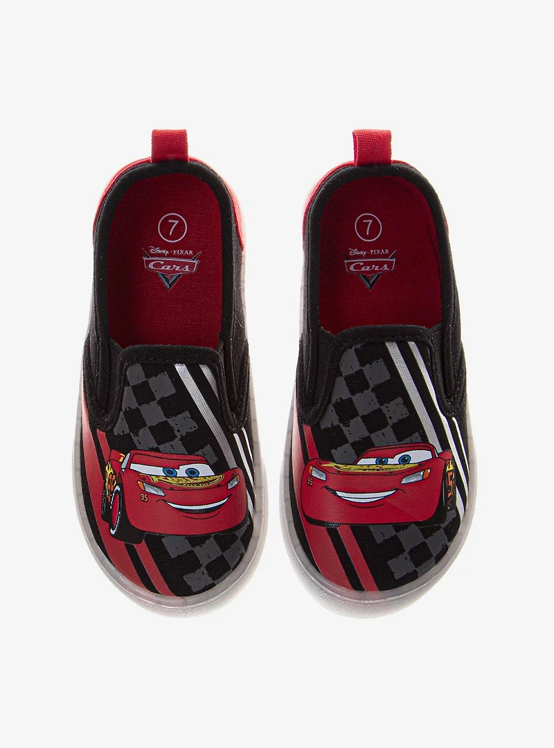 Disney Pixar Cars Lightning McQueen Toddler & Little Kids Sneakers Red Black