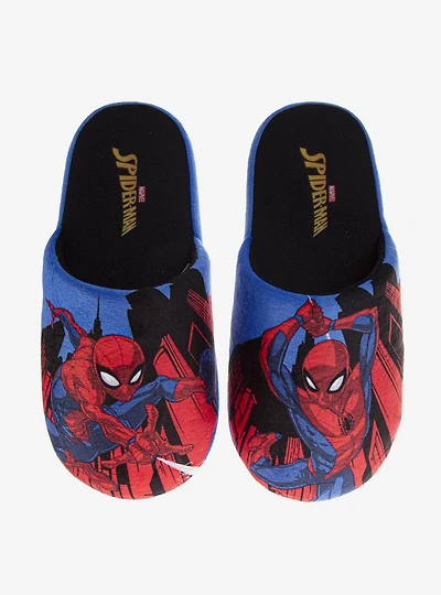 Marvel Spider-Man Cozy Plush Kids Slippers