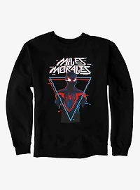 Marvel Spider-Man Miles Morales Digital Glitch Triangle Sweatshirt