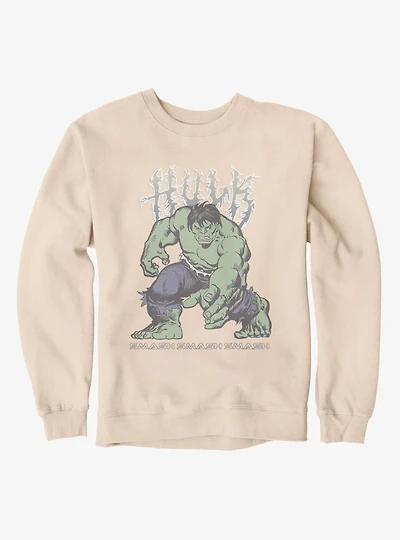 Marvel Comics Retro Classic Hulk Smash Sweatshirt