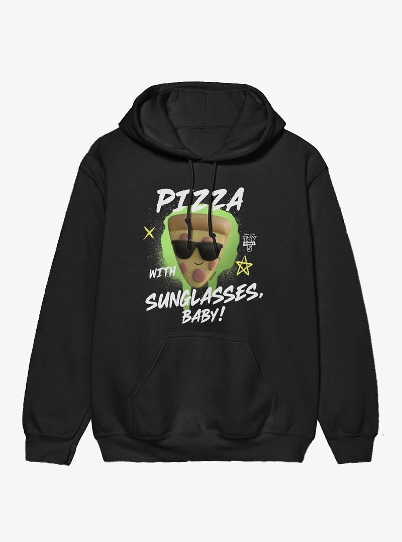 Disney Pixar Toy Story 5 Pizza With Sunglasses Baby Splatter Hoodie