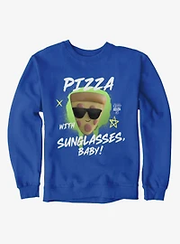 Disney Pixar Toy Story 5 Pizza With Sunglasses Baby Splatter Sweatshirt
