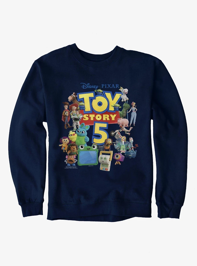 Disney Pixar Toy Story 5 Group Poster Sweatshirt