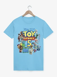 Disney Pixar Toy Story 5 Group Poster T-Shirt