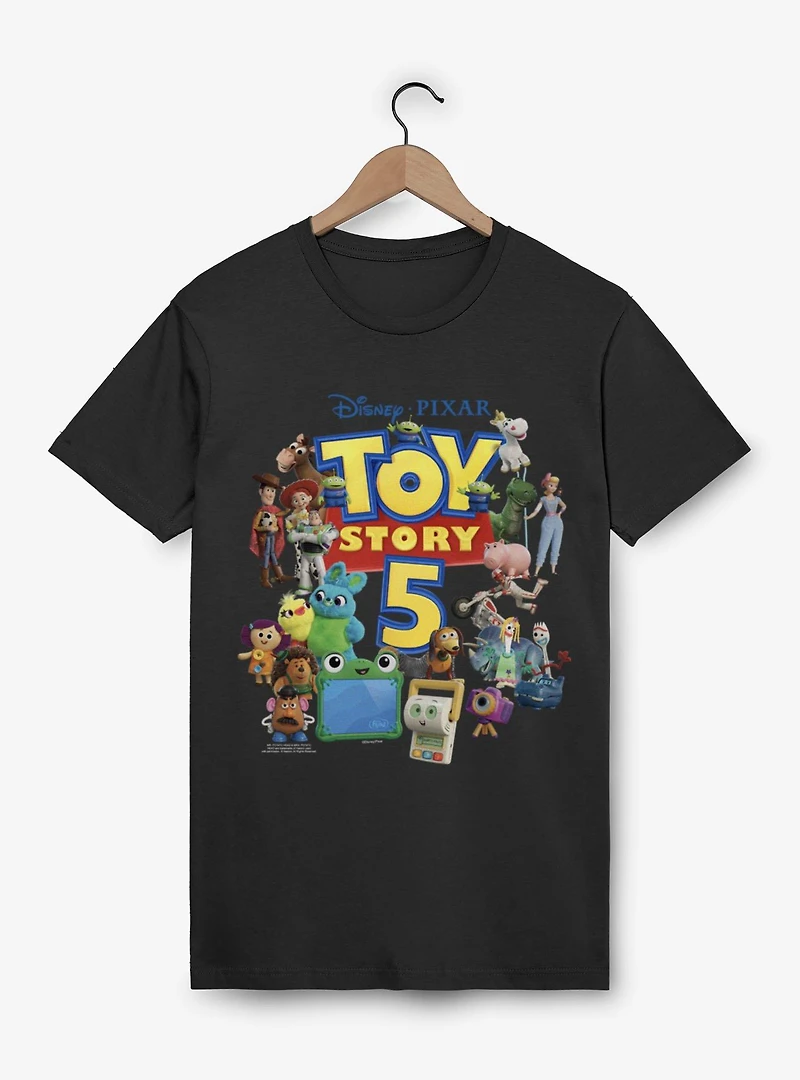 Disney Pixar Toy Story 5 Group Poster T-Shirt