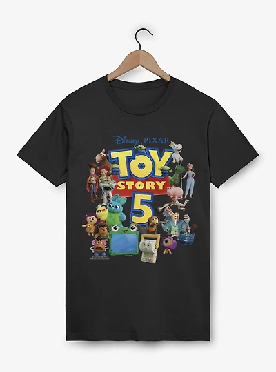 Disney Pixar Toy Story 5 Group Poster T-Shirt