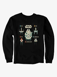 Star Wars Ship Cartoons T 47 Snowspeeder Sweatshirt