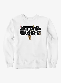 Star Wars Cartoon Logo Destruction Sweatshirt