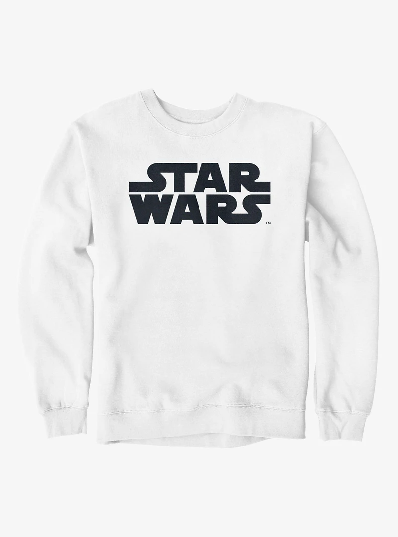 Star Wars Logo Black Print Sweatshirt