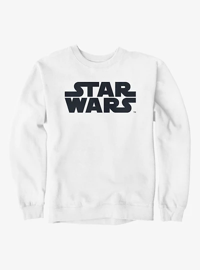 Star Wars Logo Black Print Sweatshirt