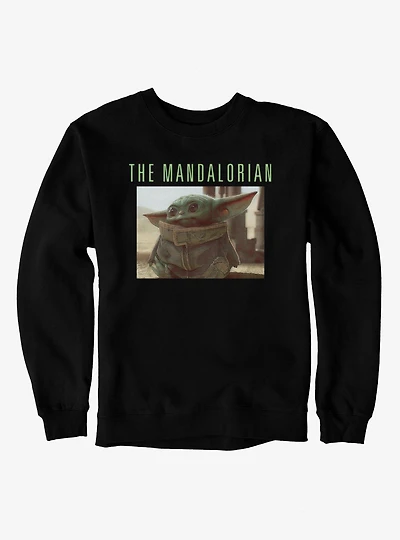 Star Wars The Mandalorian Grogu Close Up Sweatshirt